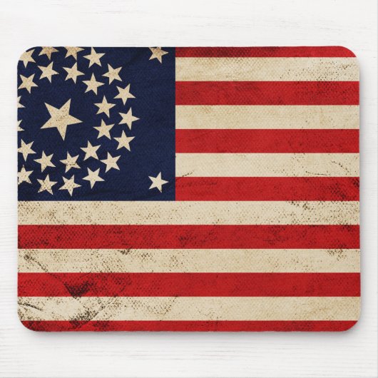 Vintage Union Flagge Mousepad (Vorne)