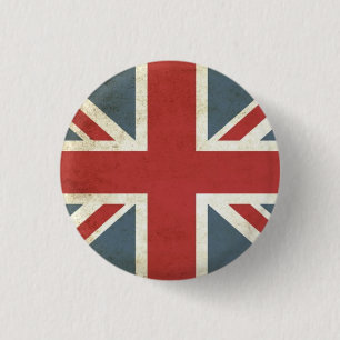 Vintage Union Jack Button