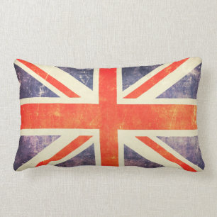 Vintage-Union-Jack-Flagge Lendenkissen