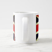 Vintage Union Jack Jumbo-Kaffee-Tasse Jumbo-Tasse (Rückseite)
