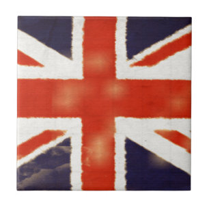 Vintage Union Jack Keramik Geschenkartikel Fliese