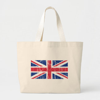Vintage-Union-Jack-Tasche Jumbo Stoffbeutel