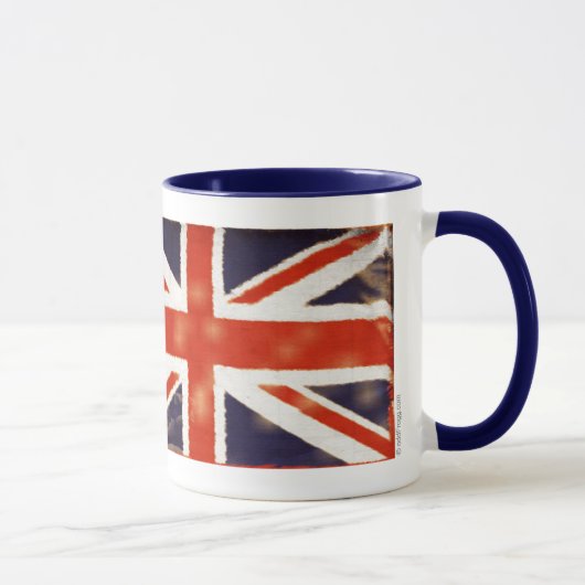 Vintage-Union-Jack-Tasse Tasse (Rechts)