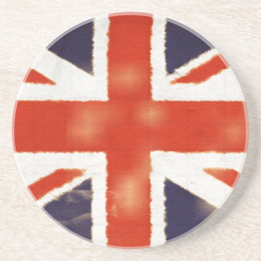 Vintage-Union-Jack-Untersetzer Untersetzer (Vorne)