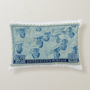Vintage United Staaten Postage Briefmarke Throw Ki Dekokissen