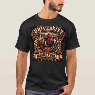 Vintage-University-Basketball-Tiger-Maskottchen-Wa T-Shirt