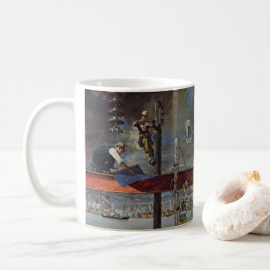 Vintage-Unternehmen, Architekten und Bauwesen Kaffeetasse