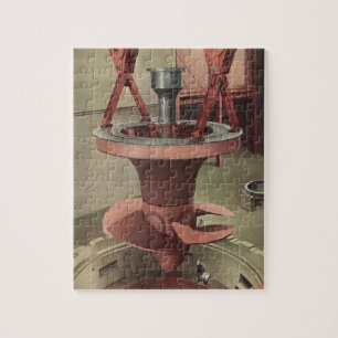 Vintage-Unternehmen, Energie durch riesige Wassert Puzzle