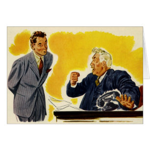 Vintage-Unternehmen, verrückter CEO-Geschäftsführe