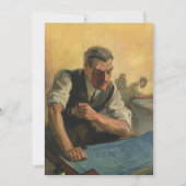 Vintage Unternehmensarchitektur und Gebäude-Bluepr (Vorderseite)