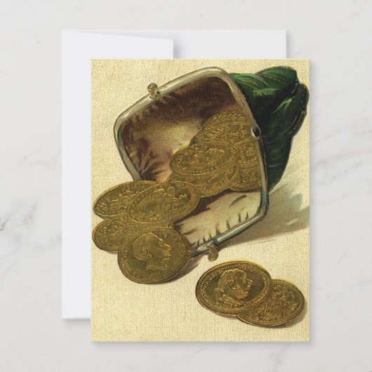 Vintage Unternehmensfinanzierung, Goldmünzen in Ge (Vorderseite)