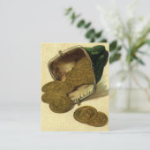 Vintage Unternehmensfinanzierung, Goldmünzen in Ge (Stehend Vorderseite)