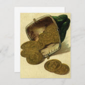 Vintage Unternehmensfinanzierung, Goldmünzen in Ge (Vorne/Hinten)