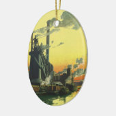 Vintage Unternehmensgruppe, Herstellung auf Dock Keramik Ornament (Links)