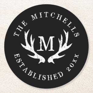 Vintage Untersetzer für Hochzeitsfeier