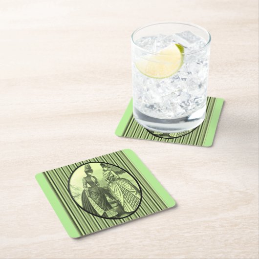 Vintage Untersetzer grün (Vor Ort)