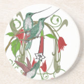 Vintage Untersetzer von Hummingvögeln (Vorne)