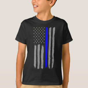 Vintage Unterstützung der Polizei von Thin Blue Li T-Shirt