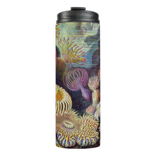 Vintage Unterwasser Seeanemonen von Ernst Haeckel Thermosbecher