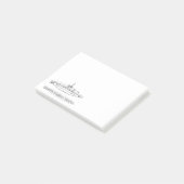 Vintage Unterwasserillustration Post-it Klebezettel (angewinkelt)