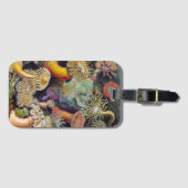 Vintage Unterwasserseelemone von Ernst Haeckel Gepäckanhänger (Vorderseite (Horizontal))