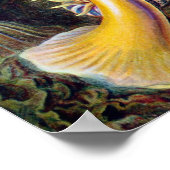 Vintage Unterwasserseelemone von Ernst Haeckel Poster (Ecke)