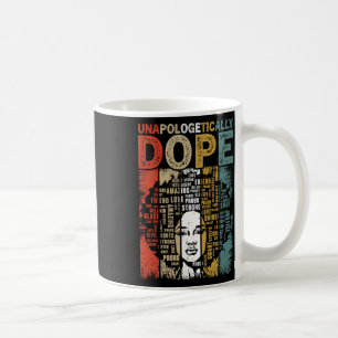 Vintage Unverblümt Drug Black History Month Kaffeetasse