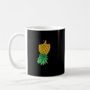 Vintage Upside-Down-Ananas Frag Nur Subtile Swinge Kaffeetasse