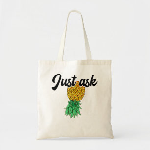 Vintage Upside-Down-Pineapple-Frager Subtiler Swin Tragetasche