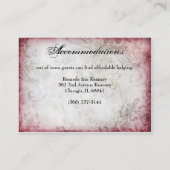 Vintage Urban Tattoo Winged Heart Particulcard Begleitkarte (Rückseite)