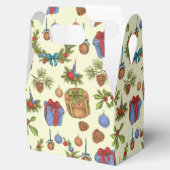 Vintage Urlaubsgeschenke | Weihnachten Geschenkschachtel (Geöffnet)