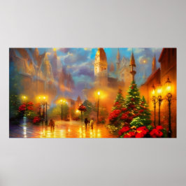 Vintage Urlaubskunst Poster