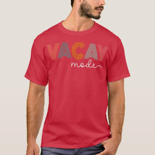 Vintage-Urlaubsmodus für Camping-Familienurlaub in T-Shirt
