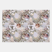 Vintage Urlaubsträume Geschenkpapier Set (Vorderseite)