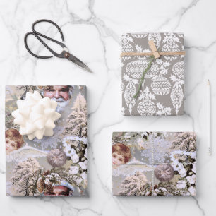 Vintage Urlaubsträume Geschenkpapier Set