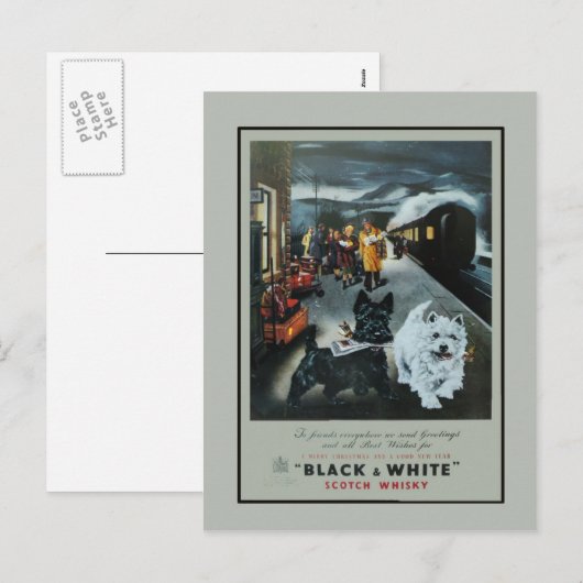 Vintage Urlaubswerbung Postkarte (Vorne/Hinten)