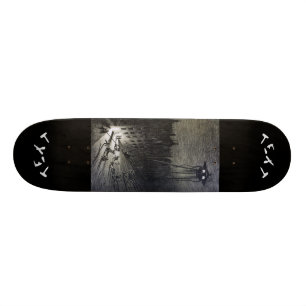 Vintage ursprüngliche alieninvasion 8 1/8" skateboard