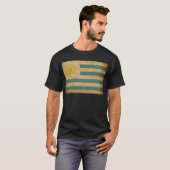 Vintage Uruguay-Flagge T-Shirt (Vorne ganz)