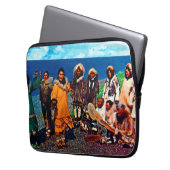 Vintage US Alaska Eskimo Tänzer Laptopschutzhülle (Vorderseite Links)