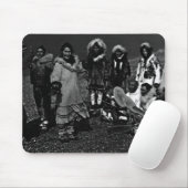Vintage US Alaska Eskimo Tänzer Mousepad (Mit Mouse)