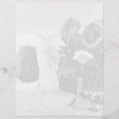 Vintage US Alaska Iglu-Erbauer (Rückseite)