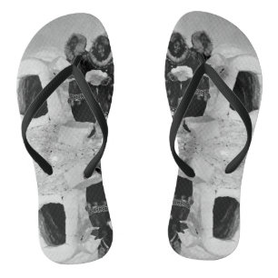 Vintage US Alaska Iglu-Erbauer Badesandalen