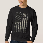 Vintage US American Flag CPA Sweatshirt (Vorderseite)