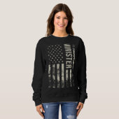 Vintage US American Flag Minister Sweatshirt (Vorne ganz)