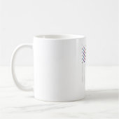 Vintage US-amerikanische Flagge Bester Bowling D Kaffeetasse (Links)