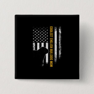 Vintage US-amerikanische Flagge Cooler englischer Button