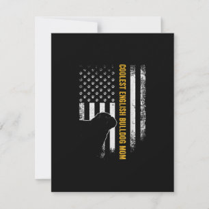 Vintage US-amerikanische Flagge Cooler englischer Dankeskarte