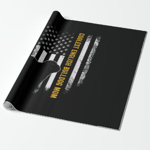Vintage US-amerikanische Flagge Cooler englischer Geschenkpapier