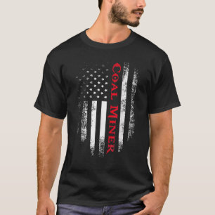 Vintage US-amerikanische Flagge für Rotes Weißes K T-Shirt