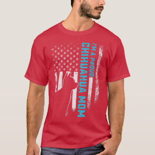 Vintage US-amerikanische Flagge Ich bin ein stolze T-Shirt